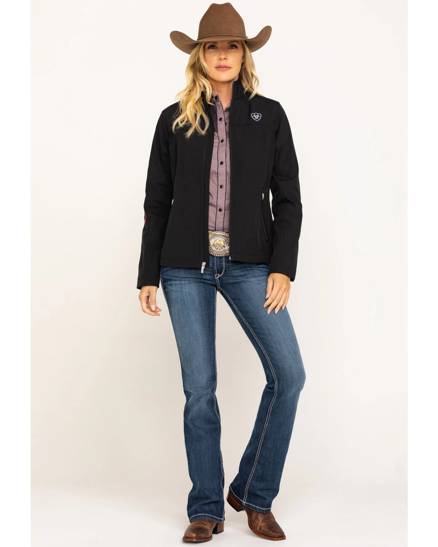 Ariat Women's Classic Team Mexico Flag Softshell Jacket - Image 6