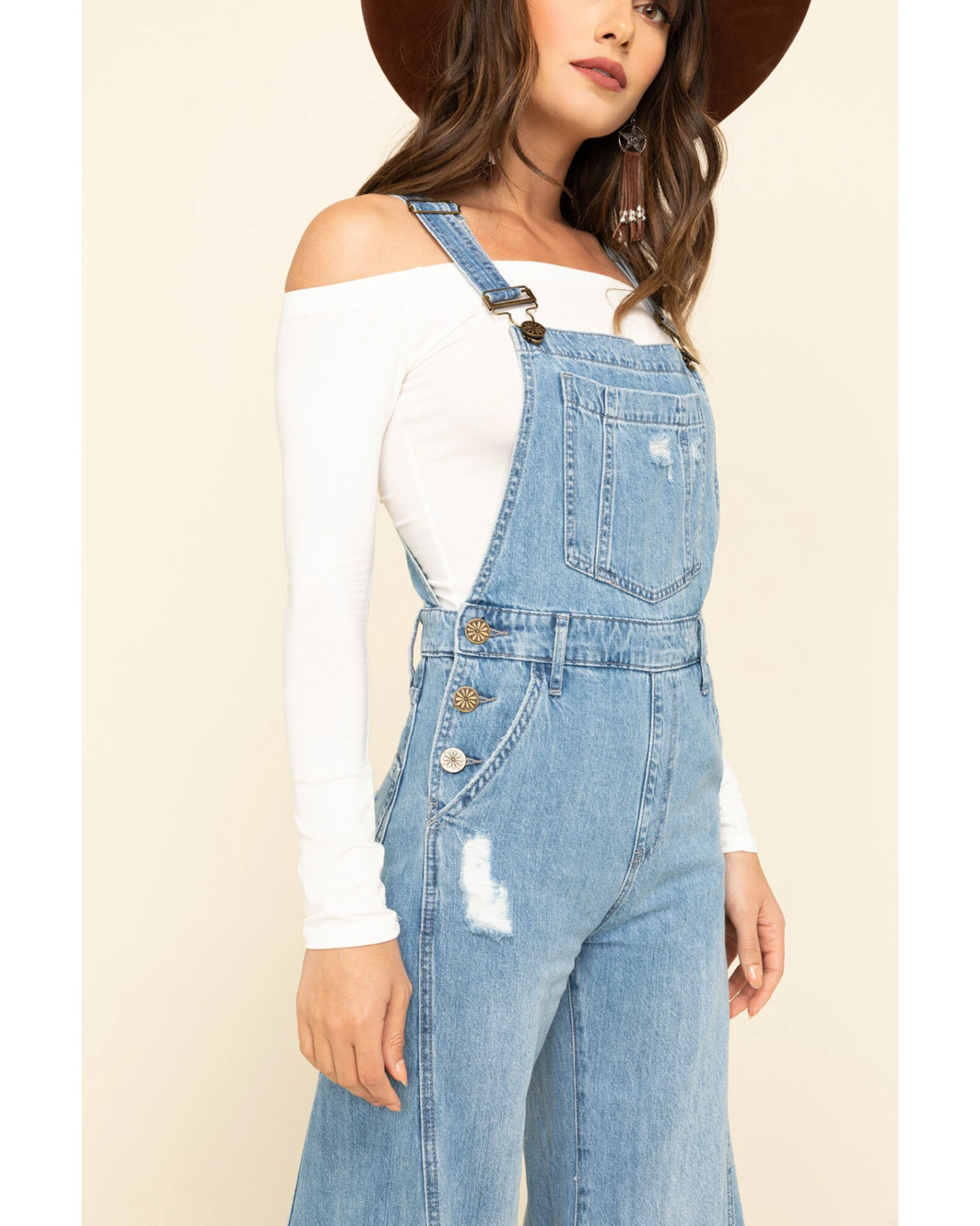 Show Me Your Mumu Women's Carolina Blue San Fran Overalls - Image 5