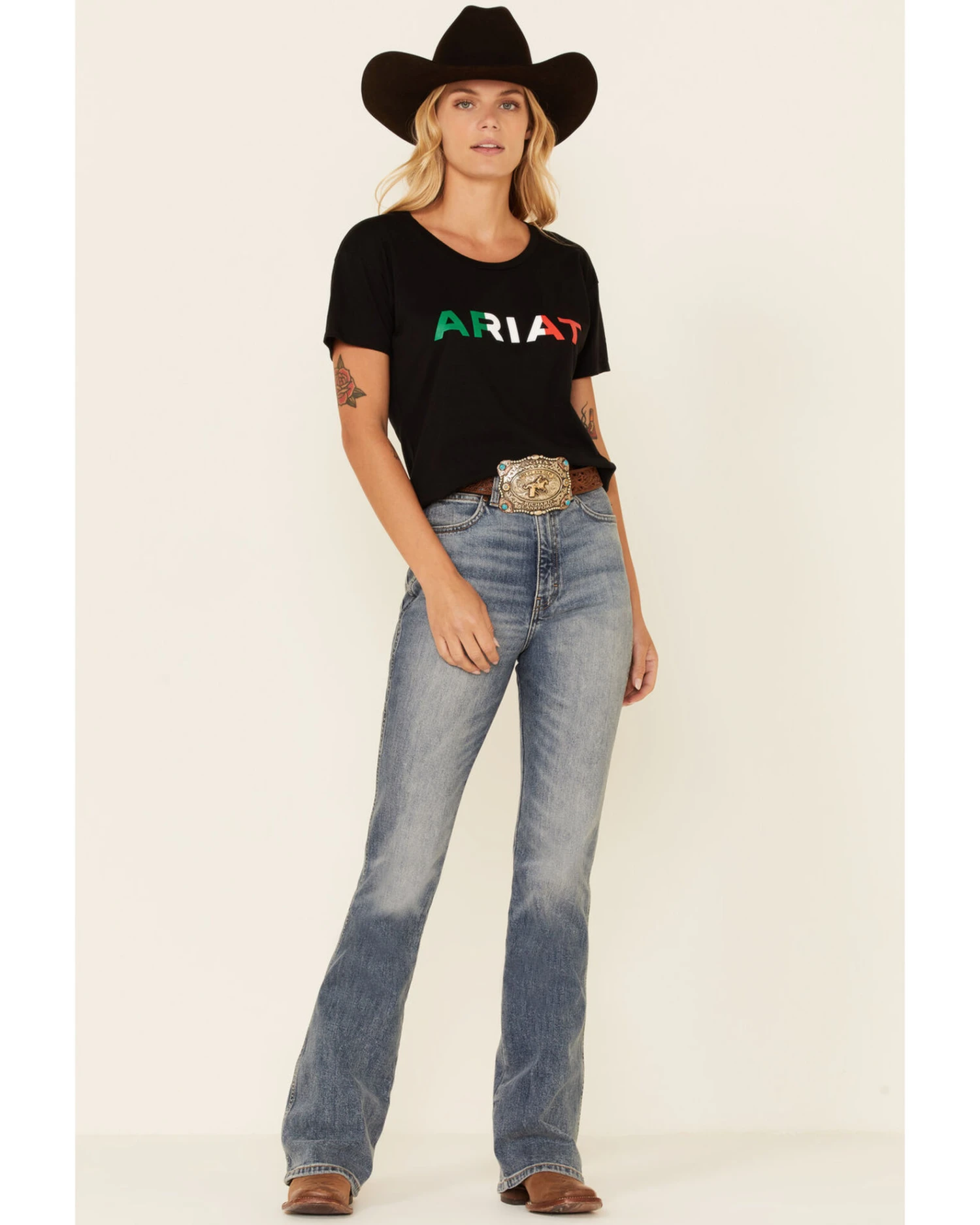 Ariat Women's Viva Mexico Logo Graphic Tee - Image 2