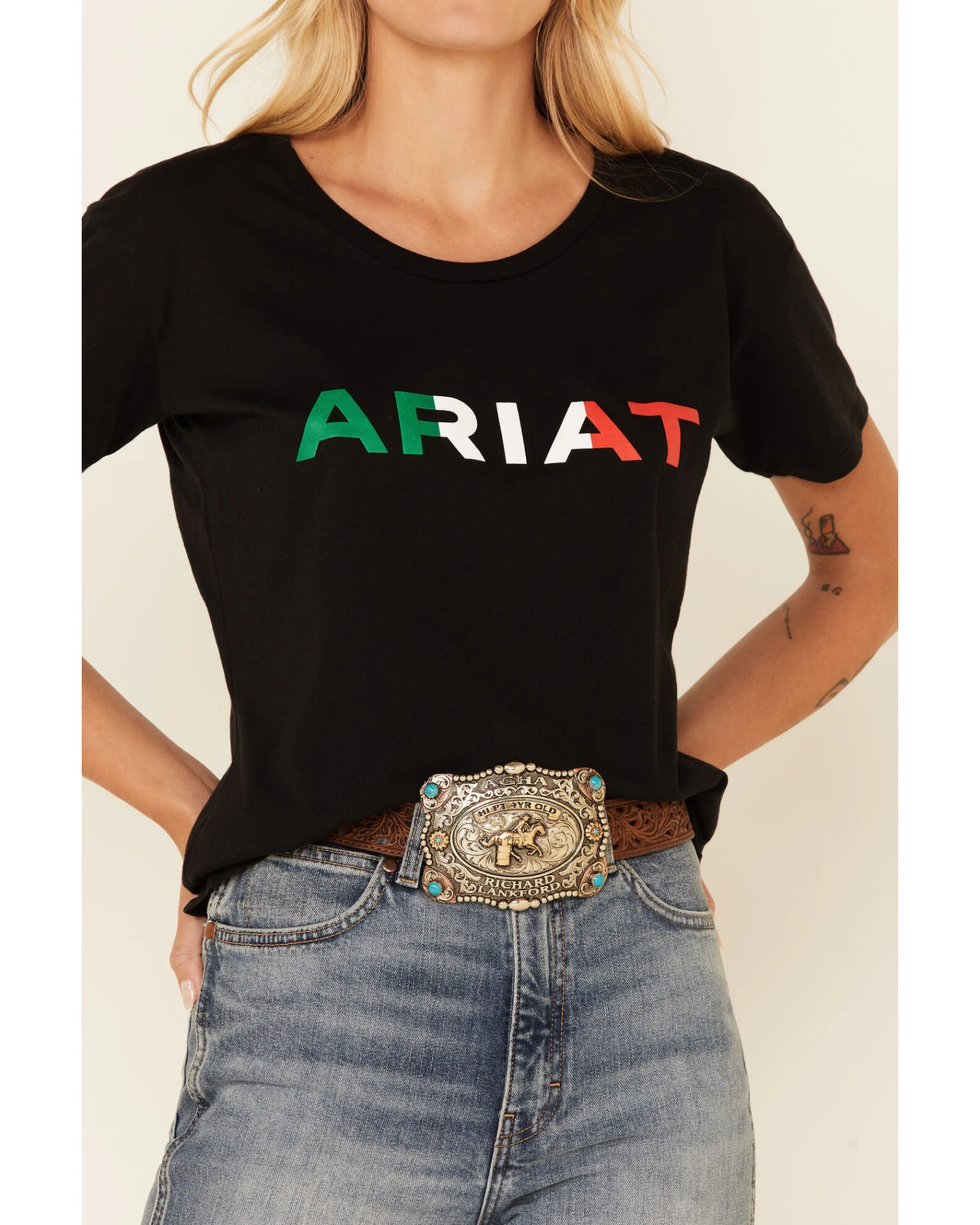 Ariat Women's Viva Mexico Logo Graphic Tee - Image 3