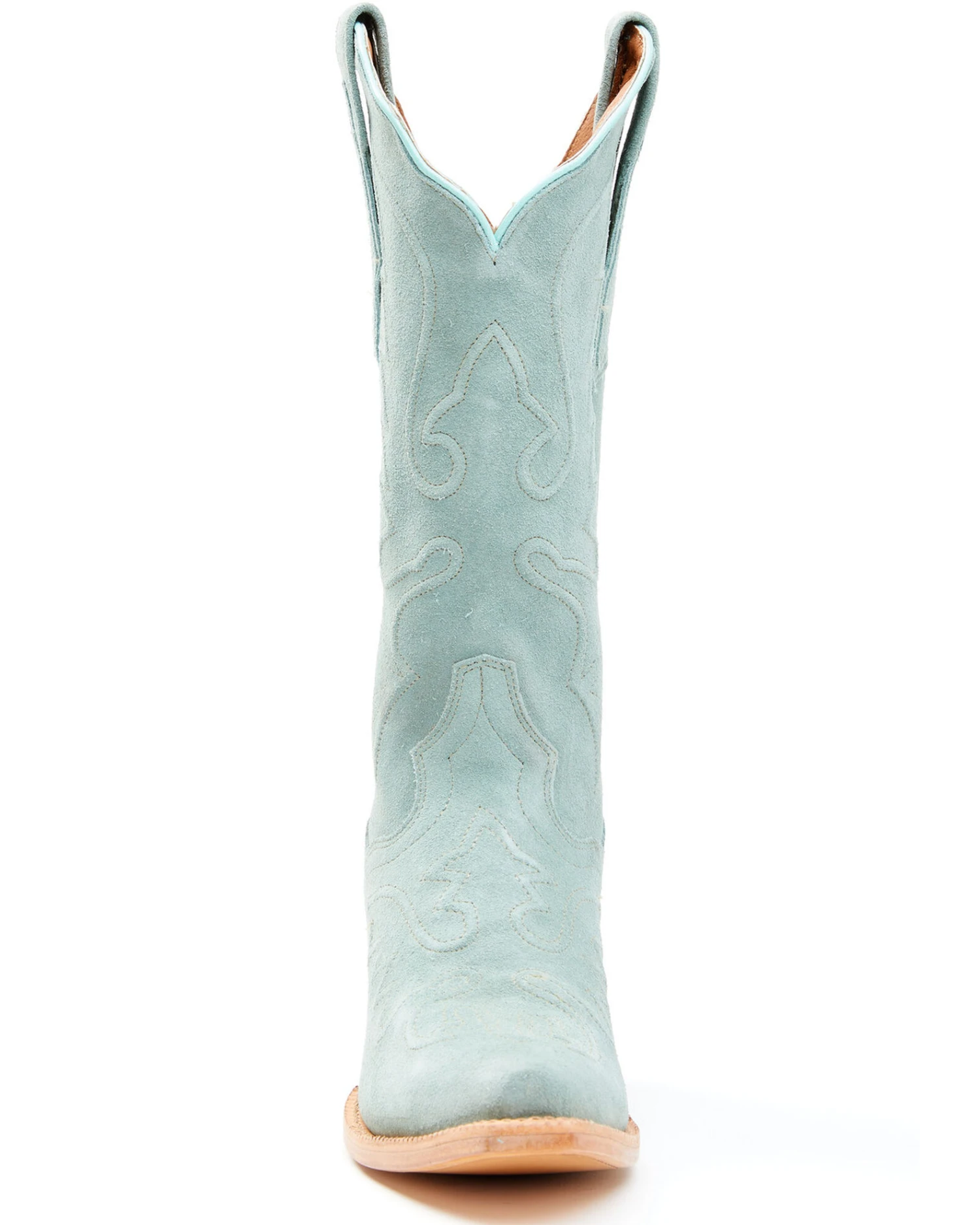 Dan Post Women's Suede Western Boots - Snip Toe - Image 4