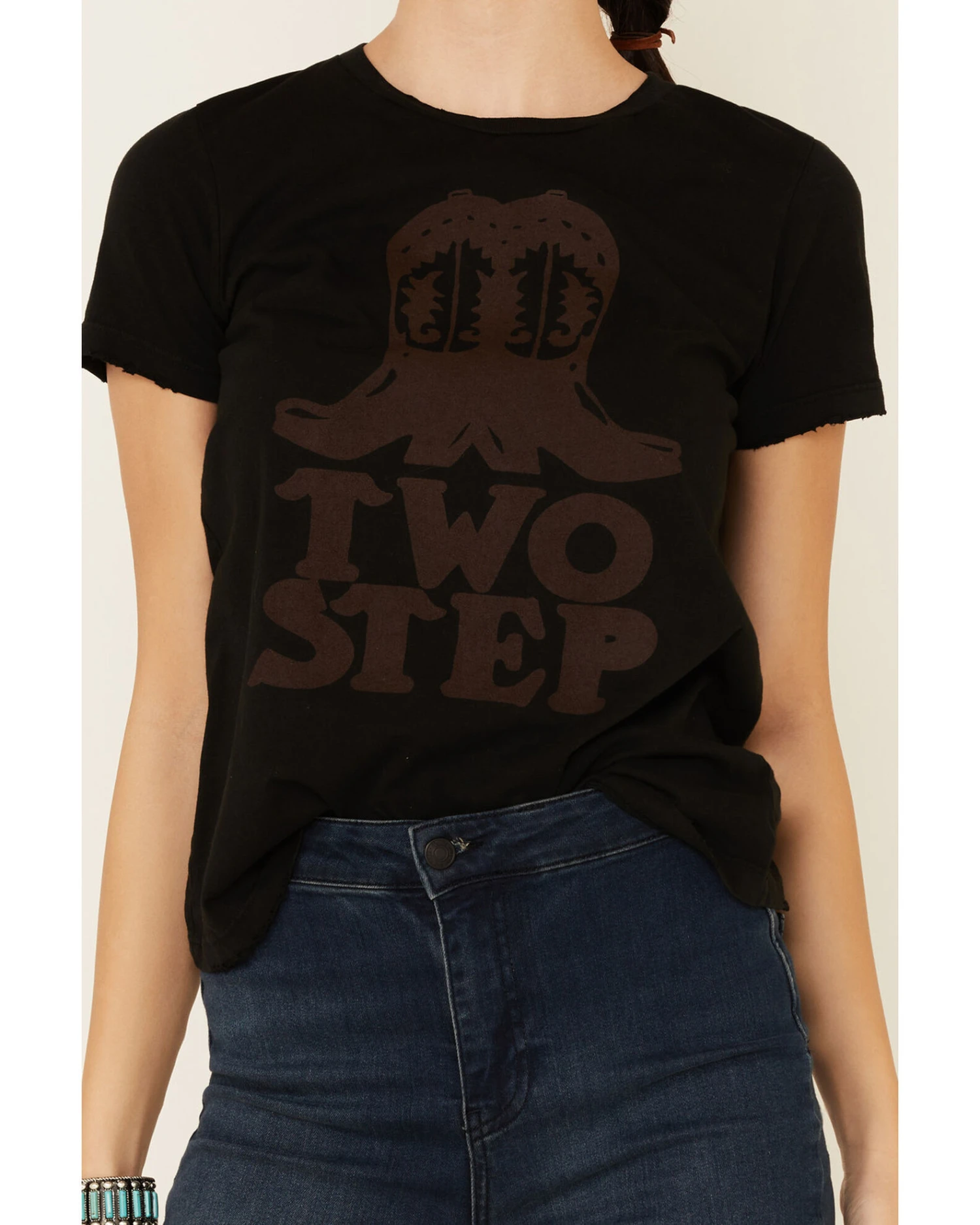 Bandit Women's Two Step Boots Short Sleeve Graphic Tee - Image 3