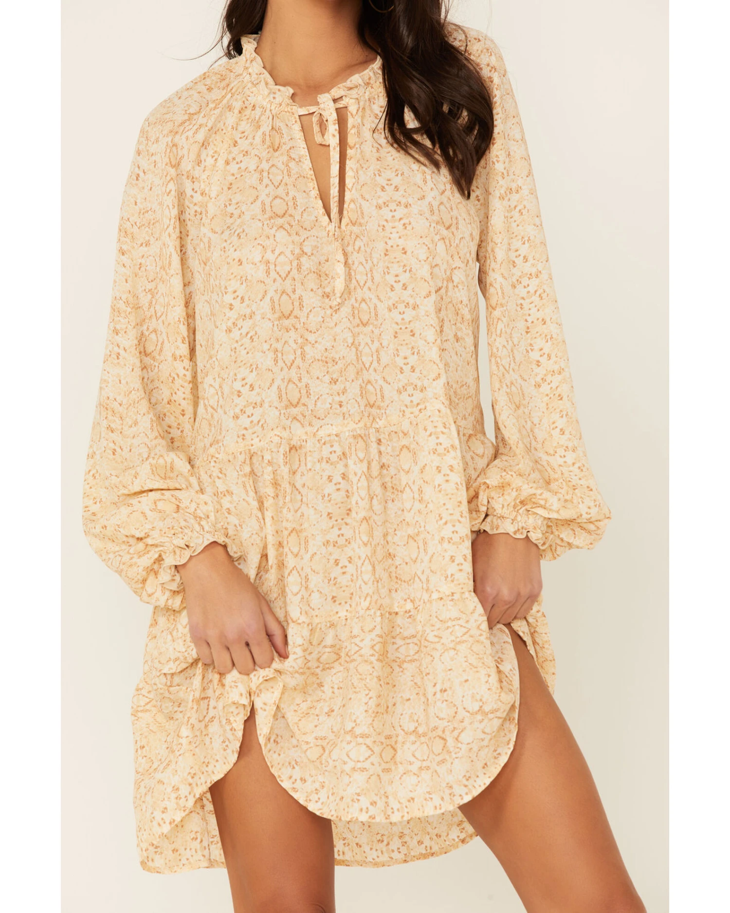 Show Me Your Mumu Multicolored Snake Print Birdie Mini Dress - Image 2