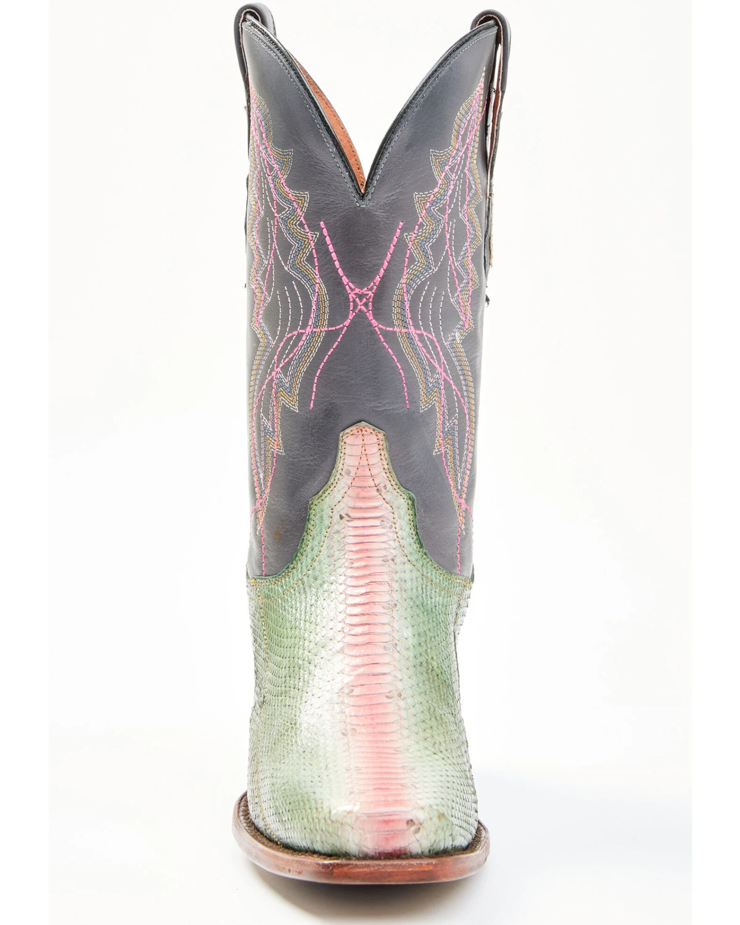Dan Post Women's Exotic Watersnake Skin Western Boots - Square Toe - Image 4