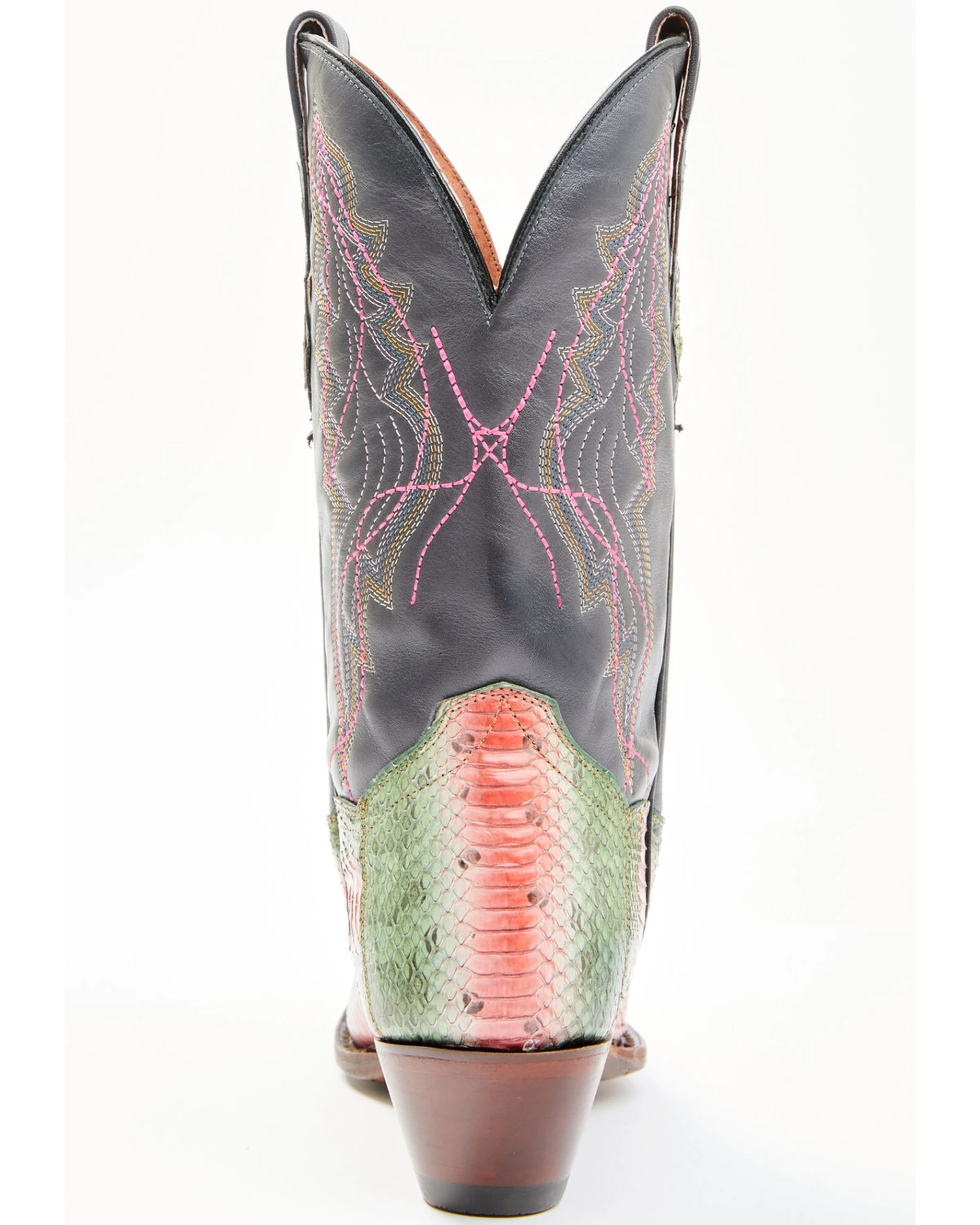Dan Post Women's Exotic Watersnake Skin Western Boots - Square Toe - Image 5