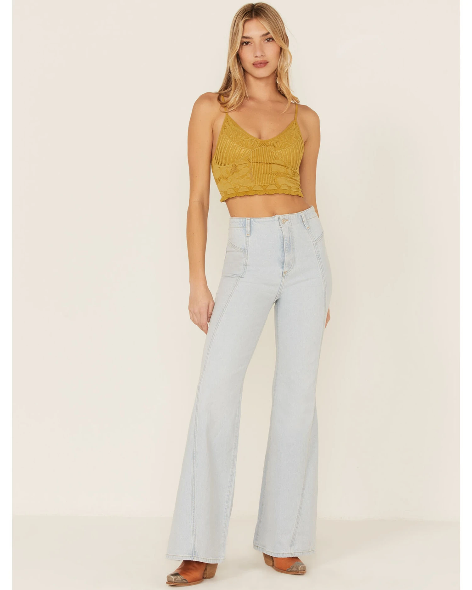 Fornia Women's Seamless Floral Bralette - Image 4