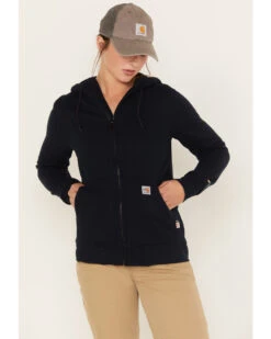 Carhartt Women's Force FR Relaxed Fit Zip Front Sweatshirt Work Hoodie
