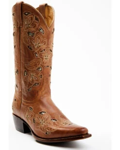 Shyanne Women's Cassia Sugar Mate Glitter Inlay Western Boots - Snip Toe 