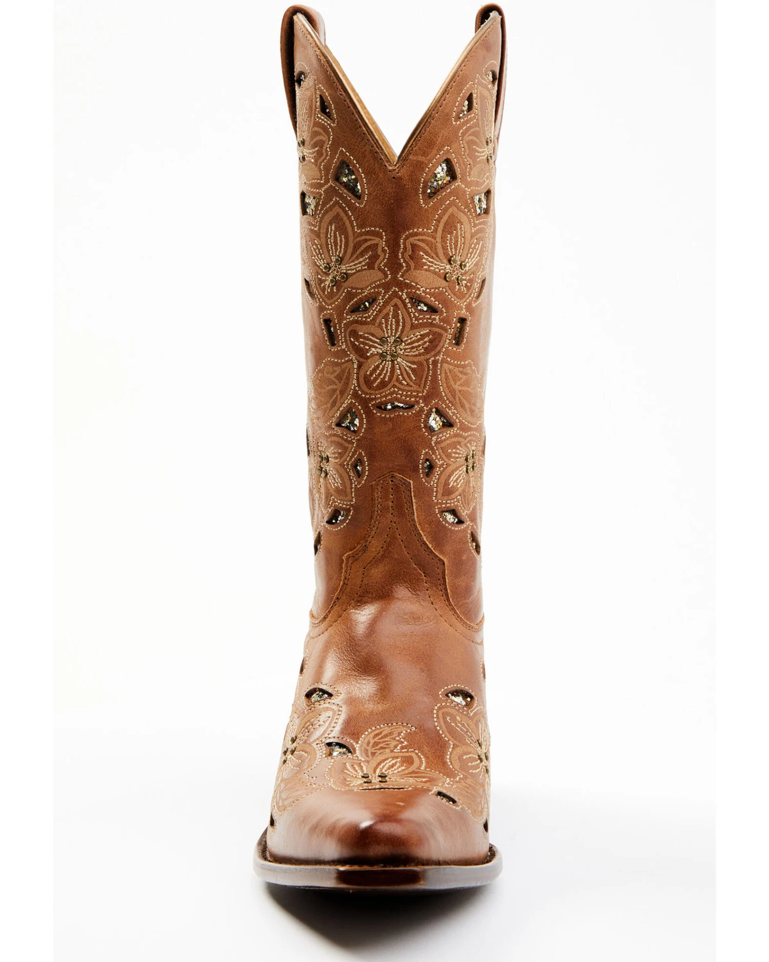 Shyanne Women's Cassia Sugar Mate Glitter Inlay Western Boots - Snip Toe - Image 4