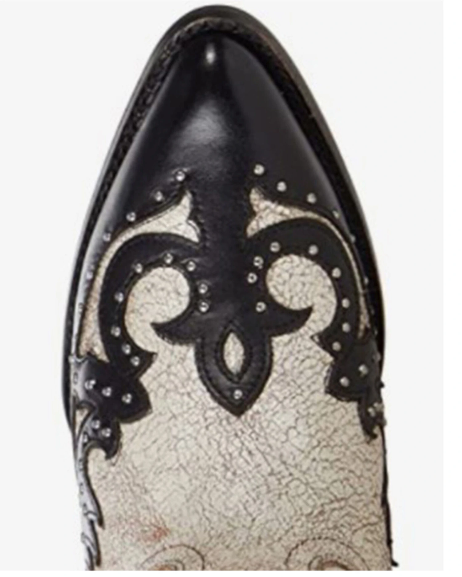 Corral Women's Black Overlay & Studs Western Boots - Pointed Toe - Image 5