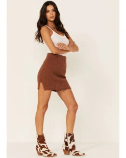 Callahan Women's Cable Knit Genny Mini Skirt