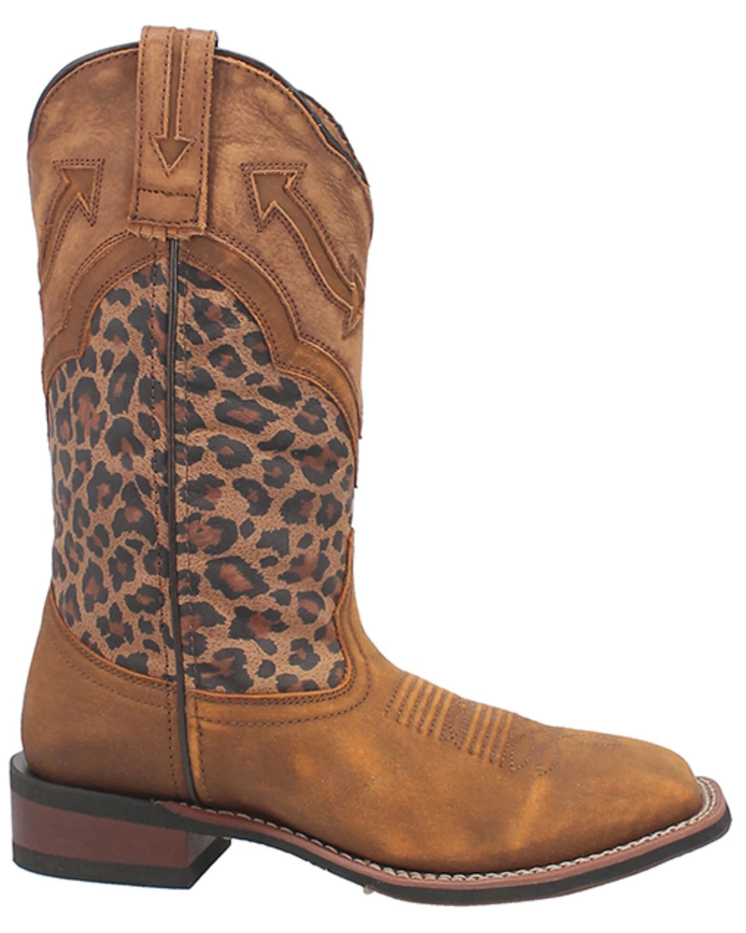 Laredo Women's Wild Arrow Western Performance Boots - Broad Square Toe - Image 2