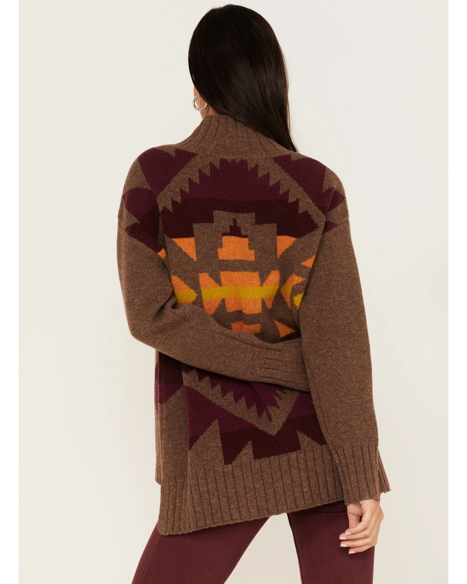 Pendleton Women's Mixed Print Western Sweater - Image 4