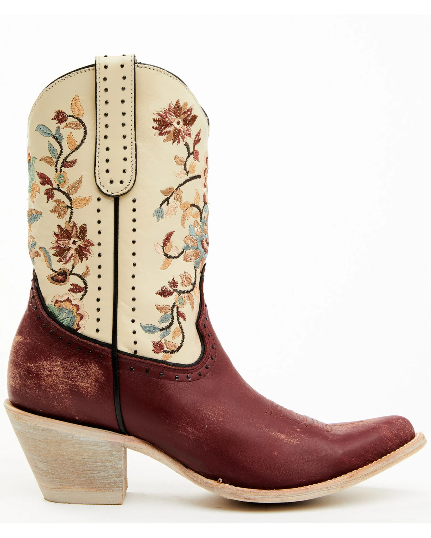 Yippee Ki Yay By Old Gringo Women's Bruni Floral Embroidered Studded Western Boots - Medium Toe - Image 2
