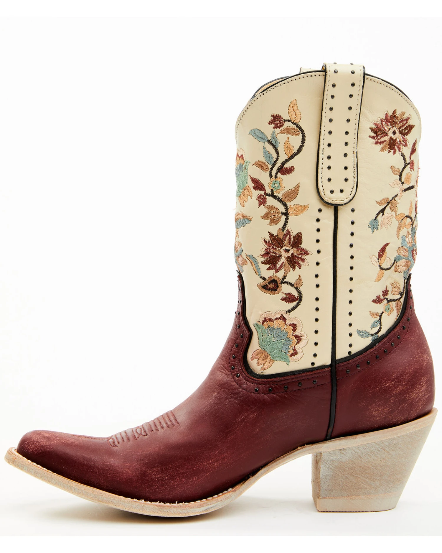 Yippee Ki Yay By Old Gringo Women's Bruni Floral Embroidered Studded Western Boots - Medium Toe - Image 3