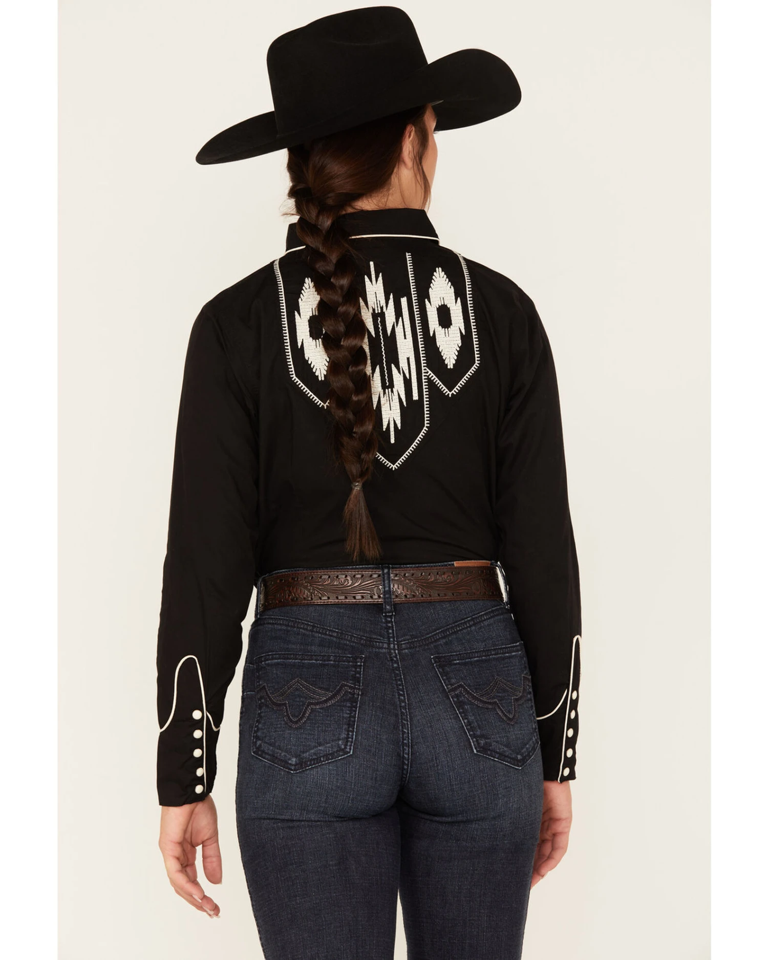 Ariat Women's Retro Chimayo Southwestern Long Sleeve Snap Shirt - Image 4