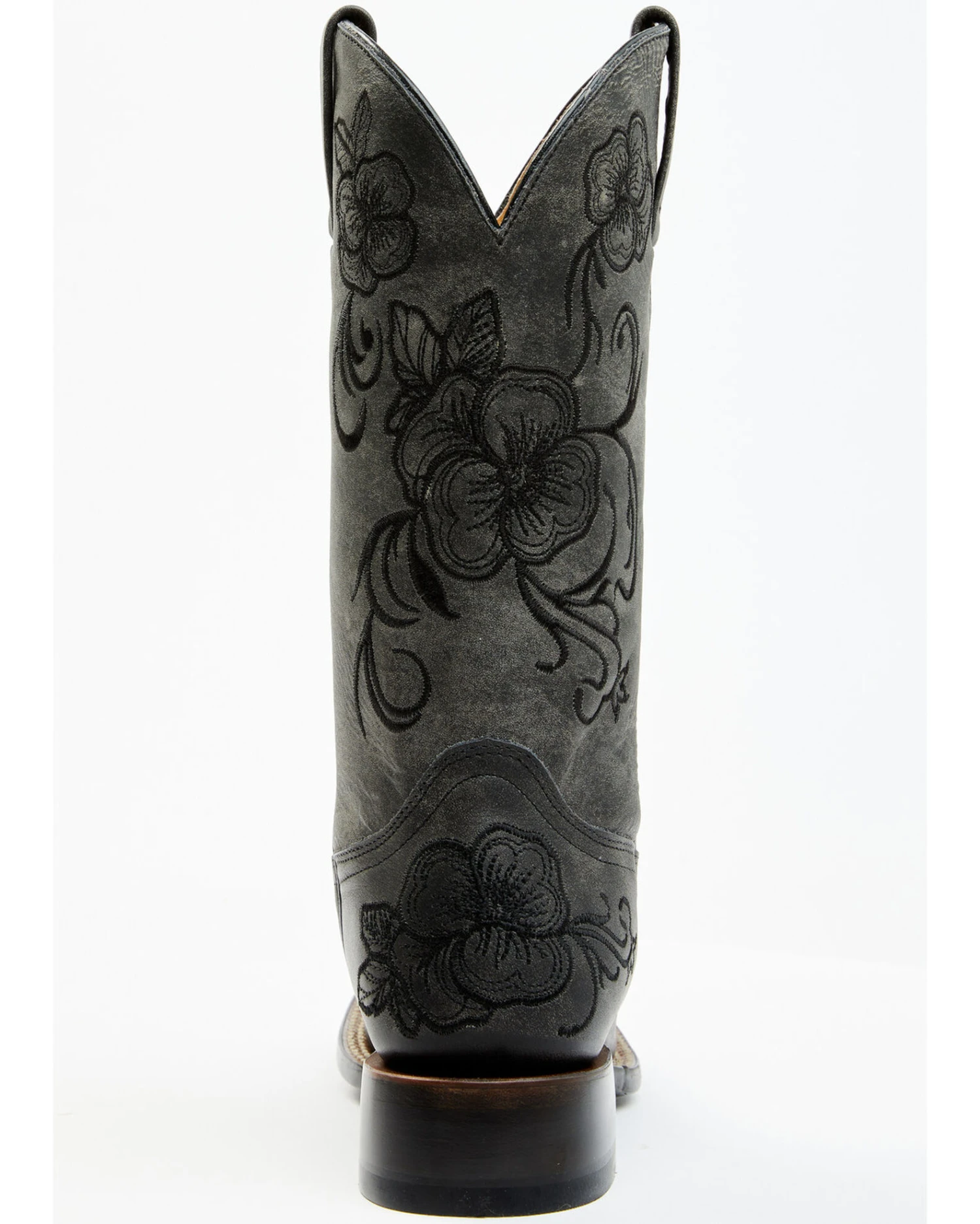 Shyanne Women's Lasy Western Boots - Broad Square Toe - Image 5