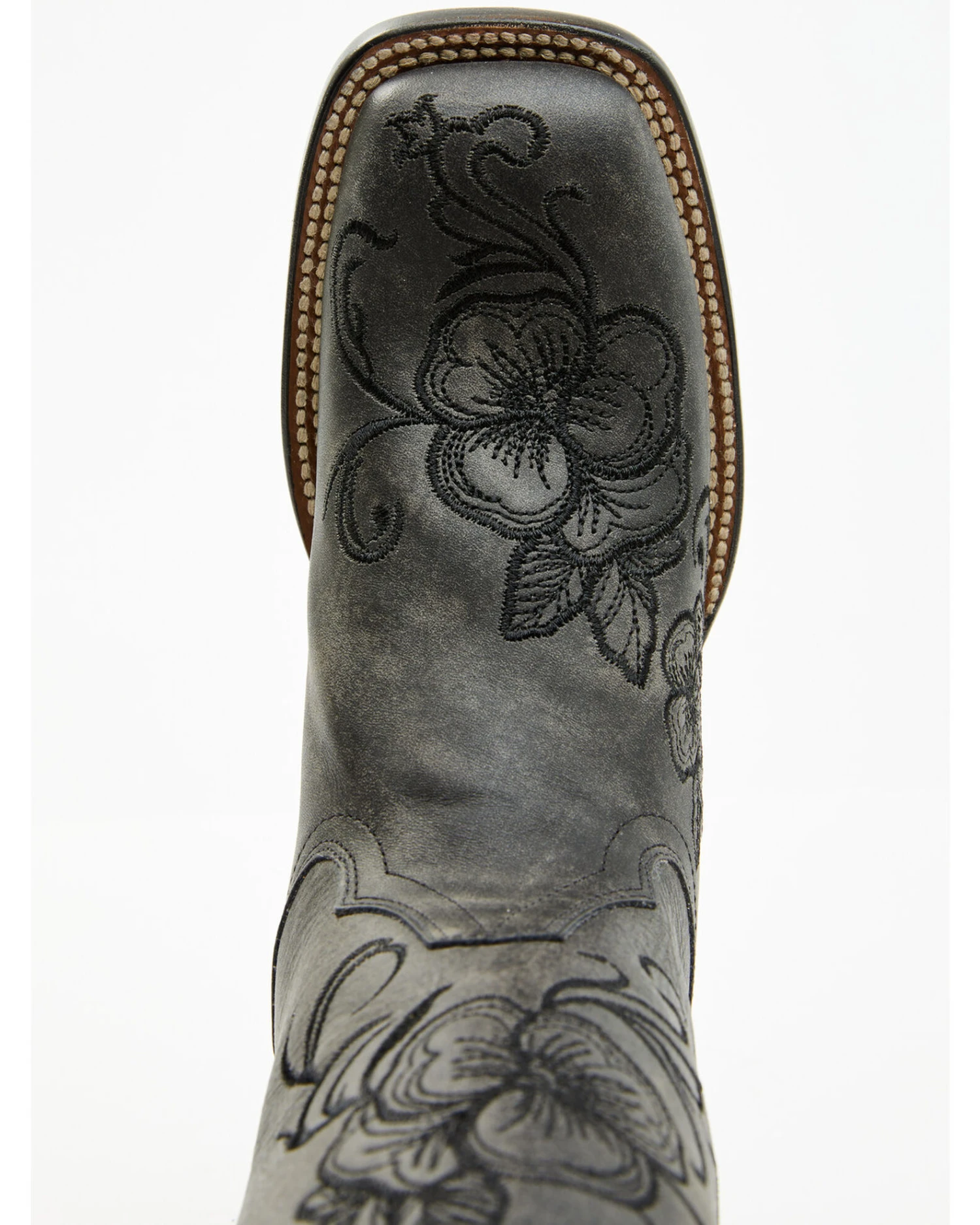 Shyanne Women's Lasy Western Boots - Broad Square Toe - Image 6