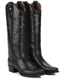 Ranch Road Boots Women's Presidio Star Inlay Tall Western Boots - Snip Toe