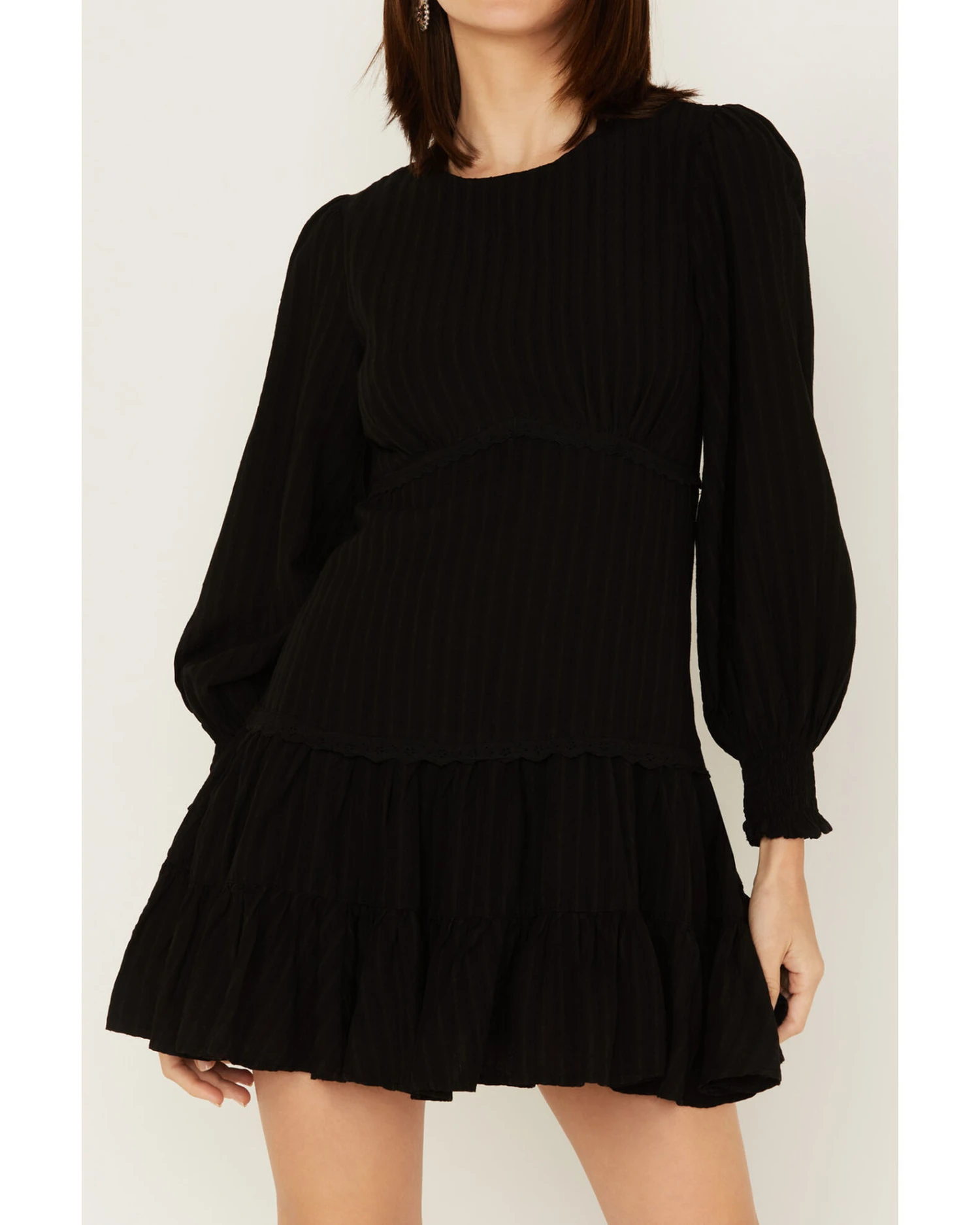 Maggie Sweet Women's Jimena Long Sleeve Ruffle Dress - Image 3