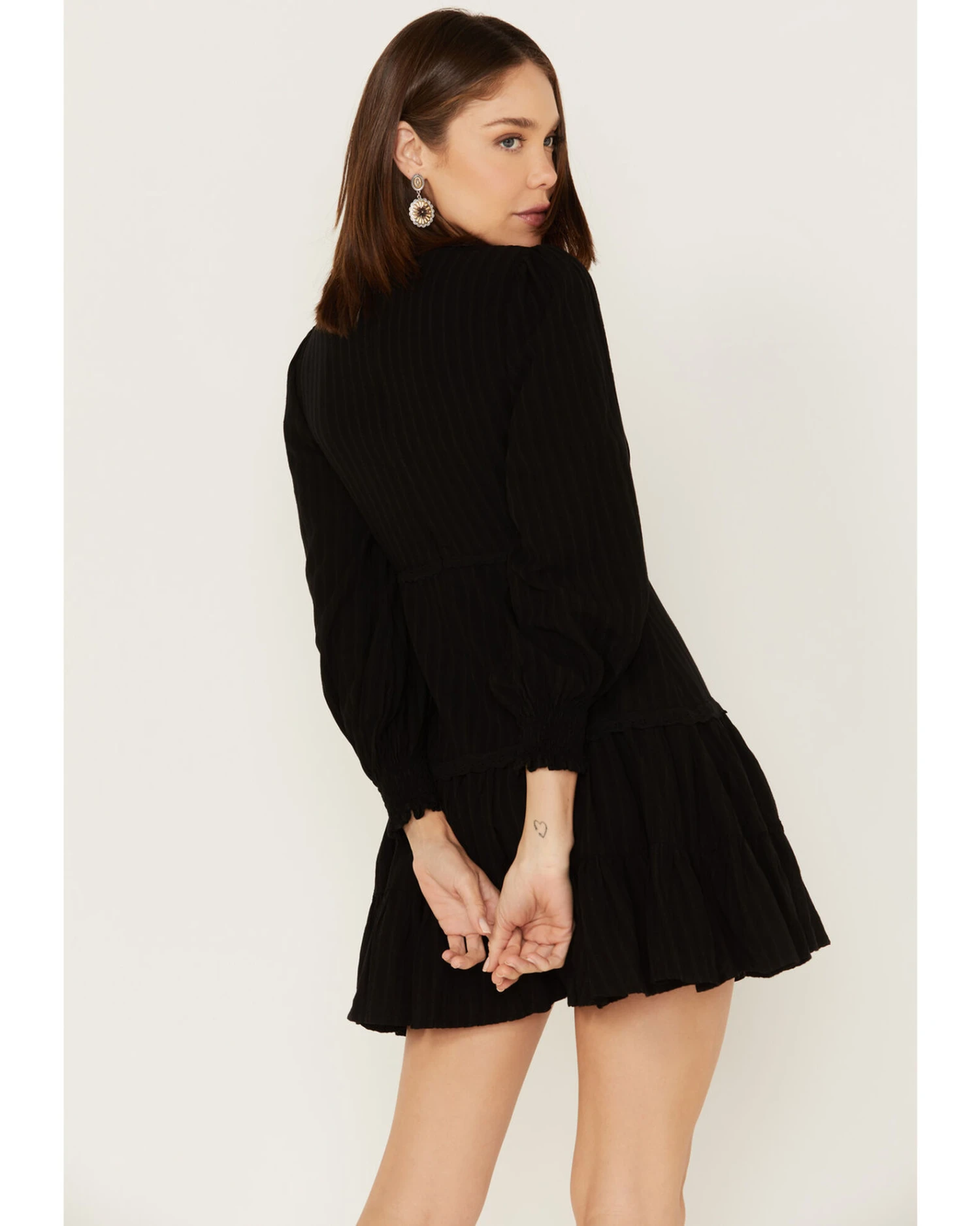 Maggie Sweet Women's Jimena Long Sleeve Ruffle Dress - Image 4