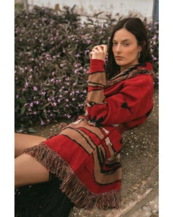 Idyllwind Women's Savannah Southwest Fringe Cardigan