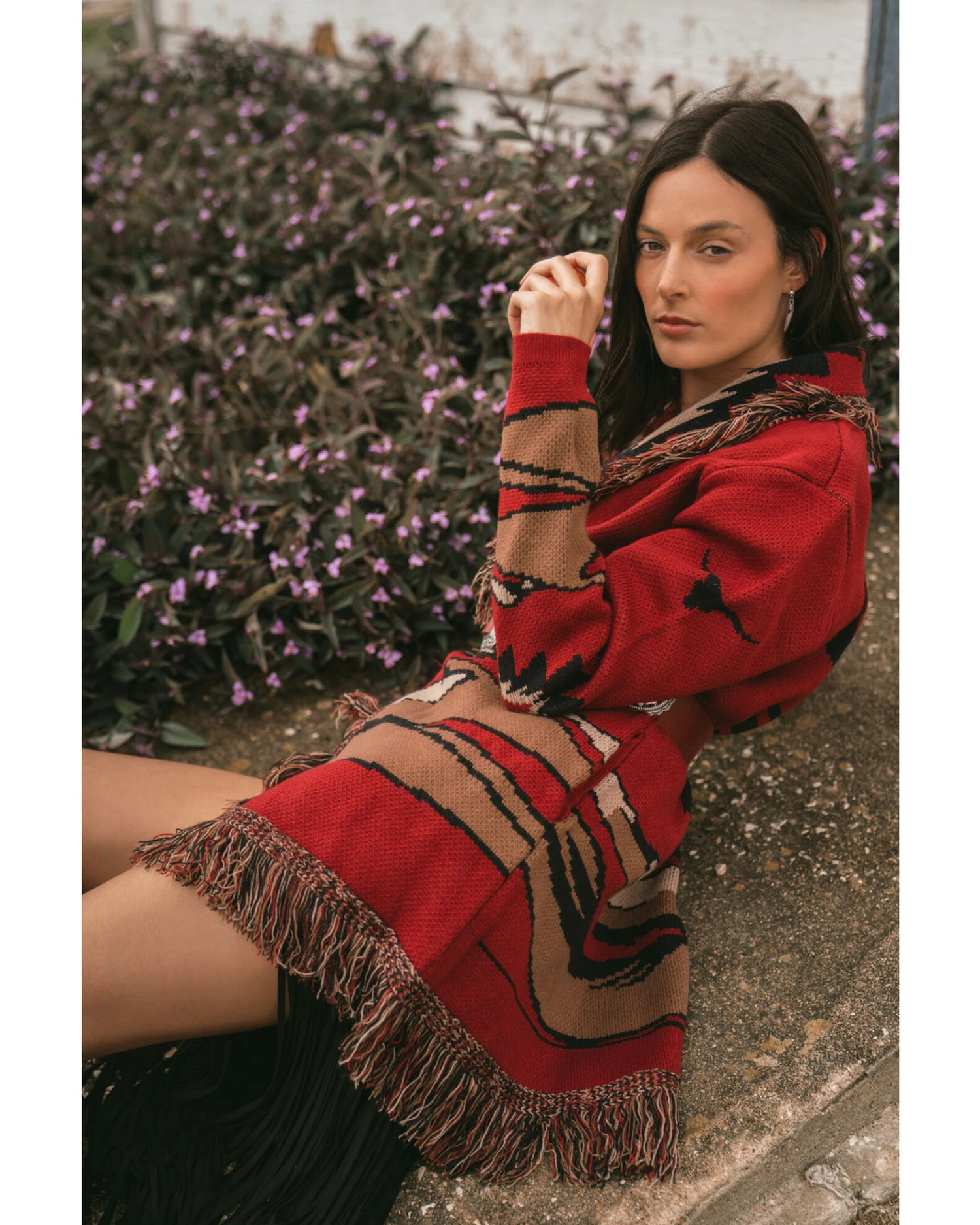 Idyllwind Women's Savannah Southwest Fringe Cardigan