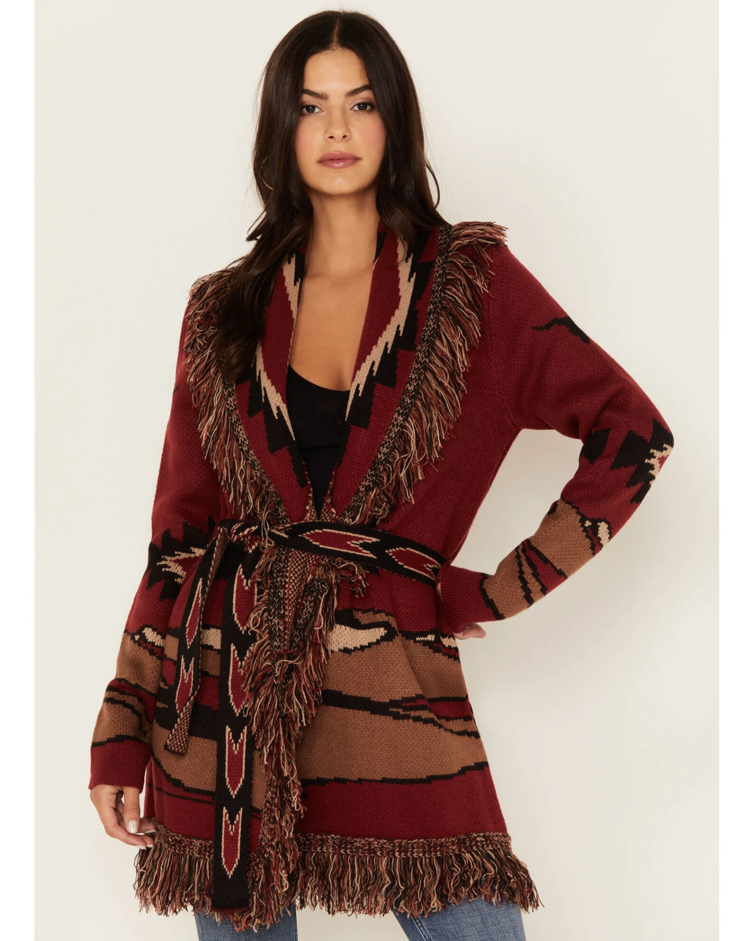Idyllwind Women's Savannah Southwest Fringe Cardigan - Image 2