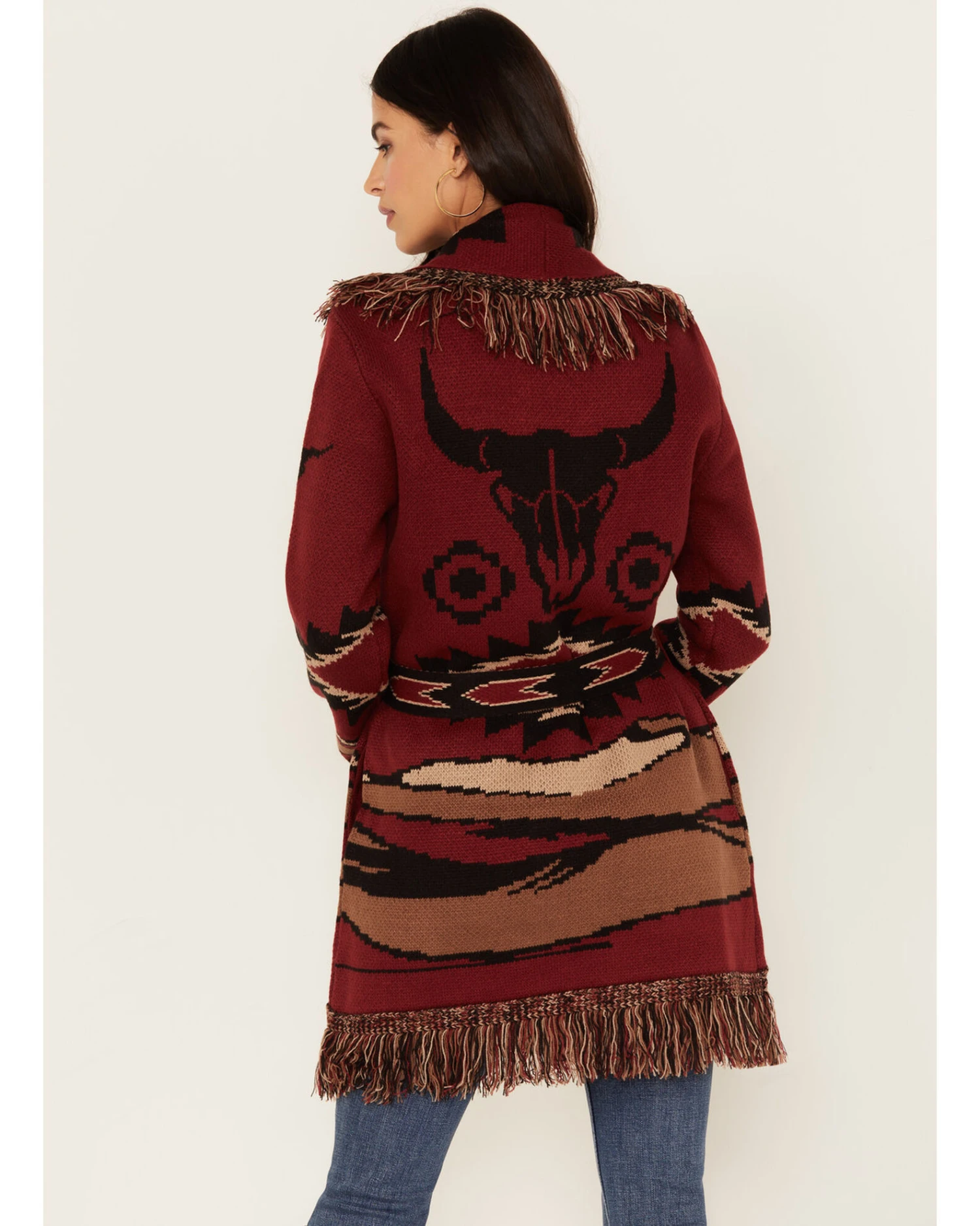 Idyllwind Women's Savannah Southwest Fringe Cardigan - Image 5