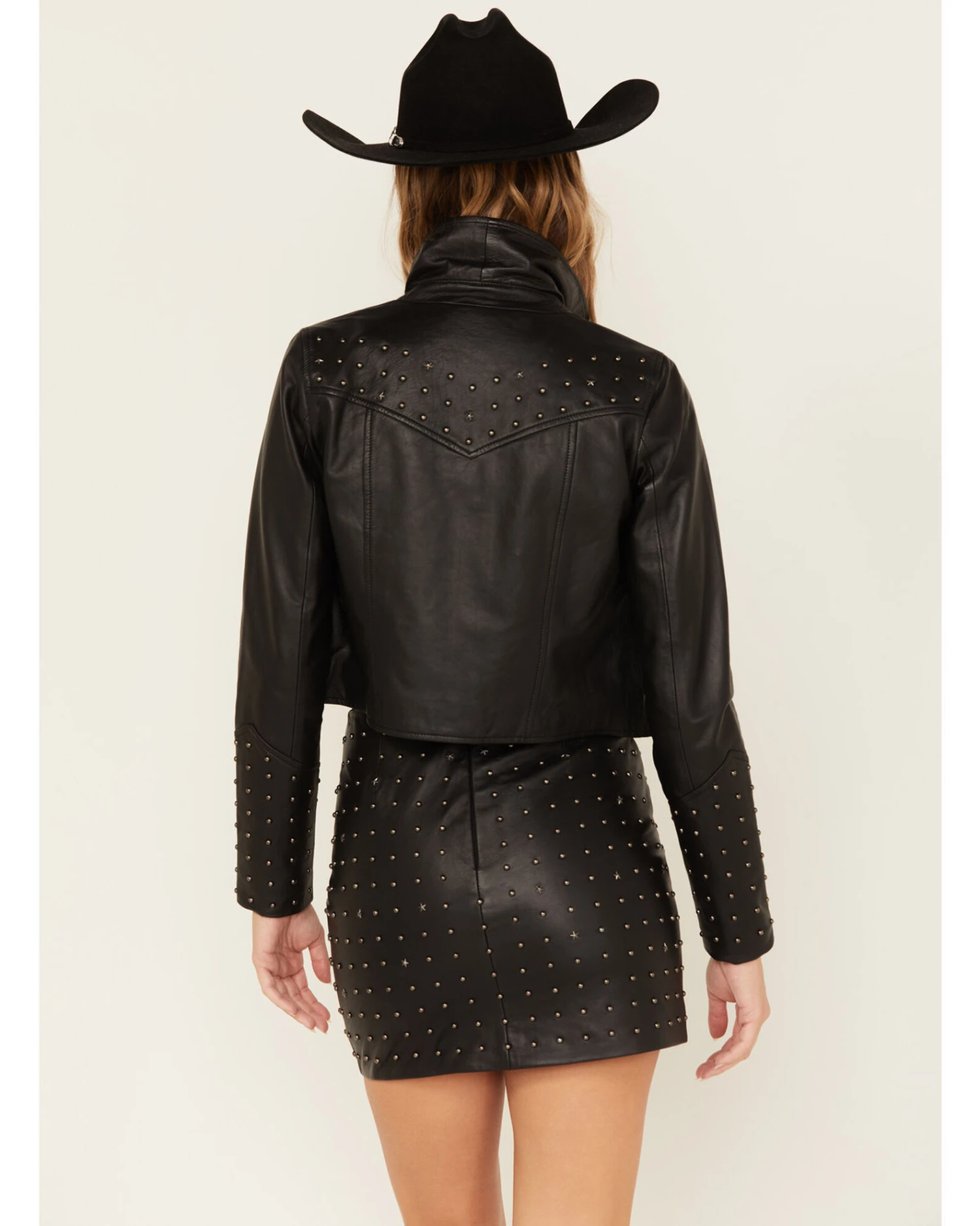 Idyllwind Women's Omaha Studded Leather Jacket - Image 4