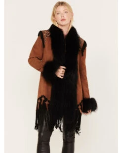 Double D Ranch Women's Morning Star Leather Jacket