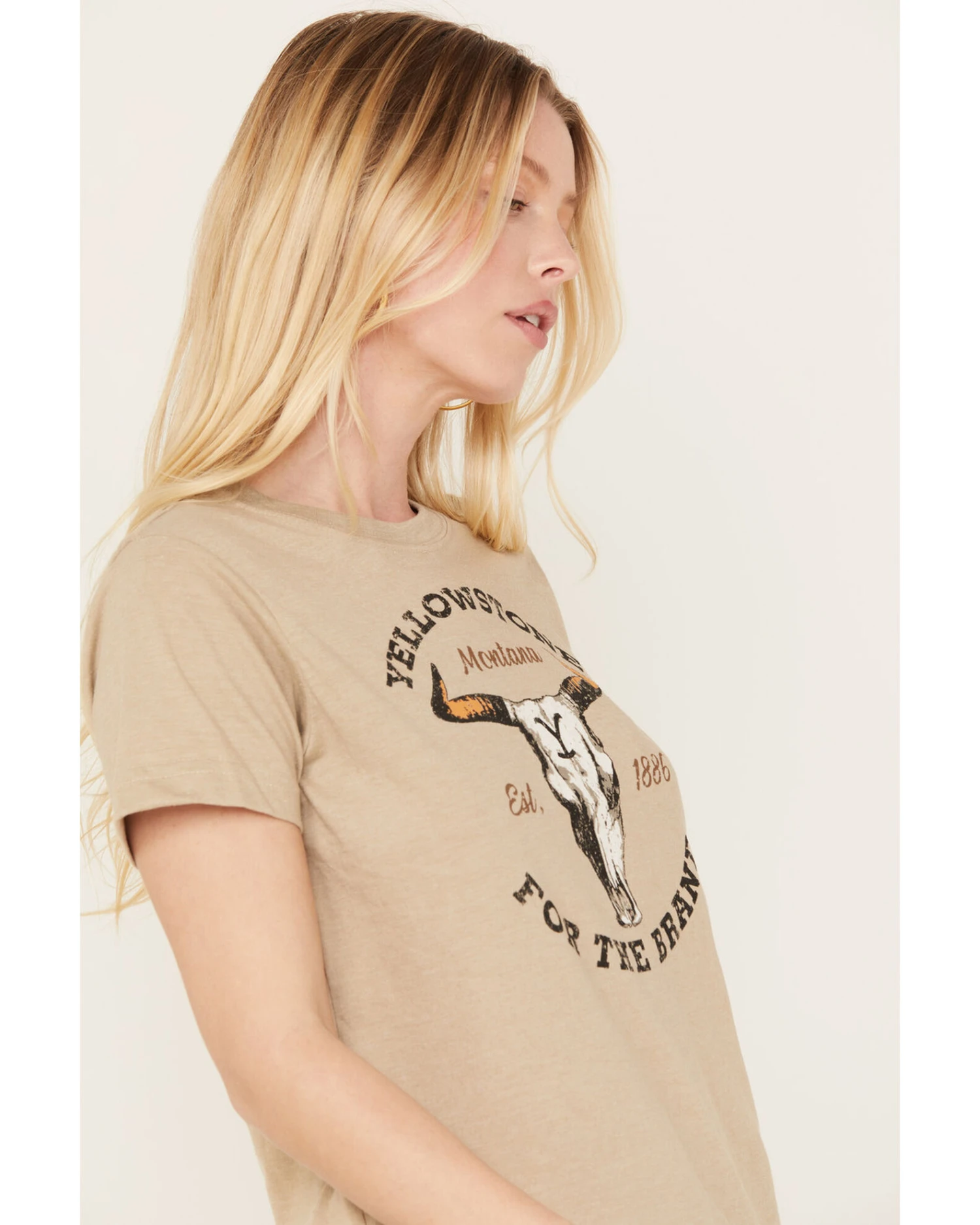 Changes Women's Yellowstone Dutton Ranch Short Sleeve Graphic Tee - Image 2
