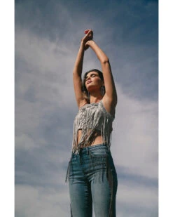 Idyllwind Women's Georgia Fringe Lace-Up Bustier