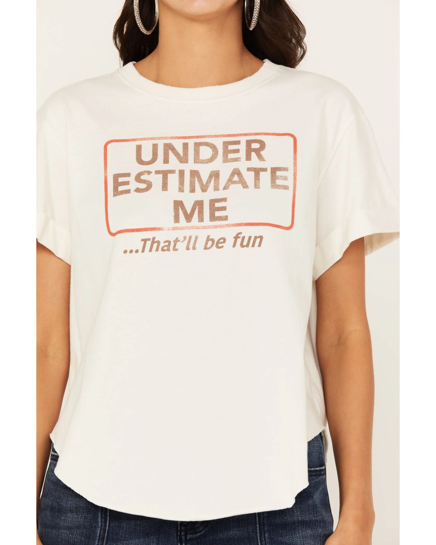 Idyllwind Women's Underestimate Me Short Sleeve Graphic Tee - Image 3