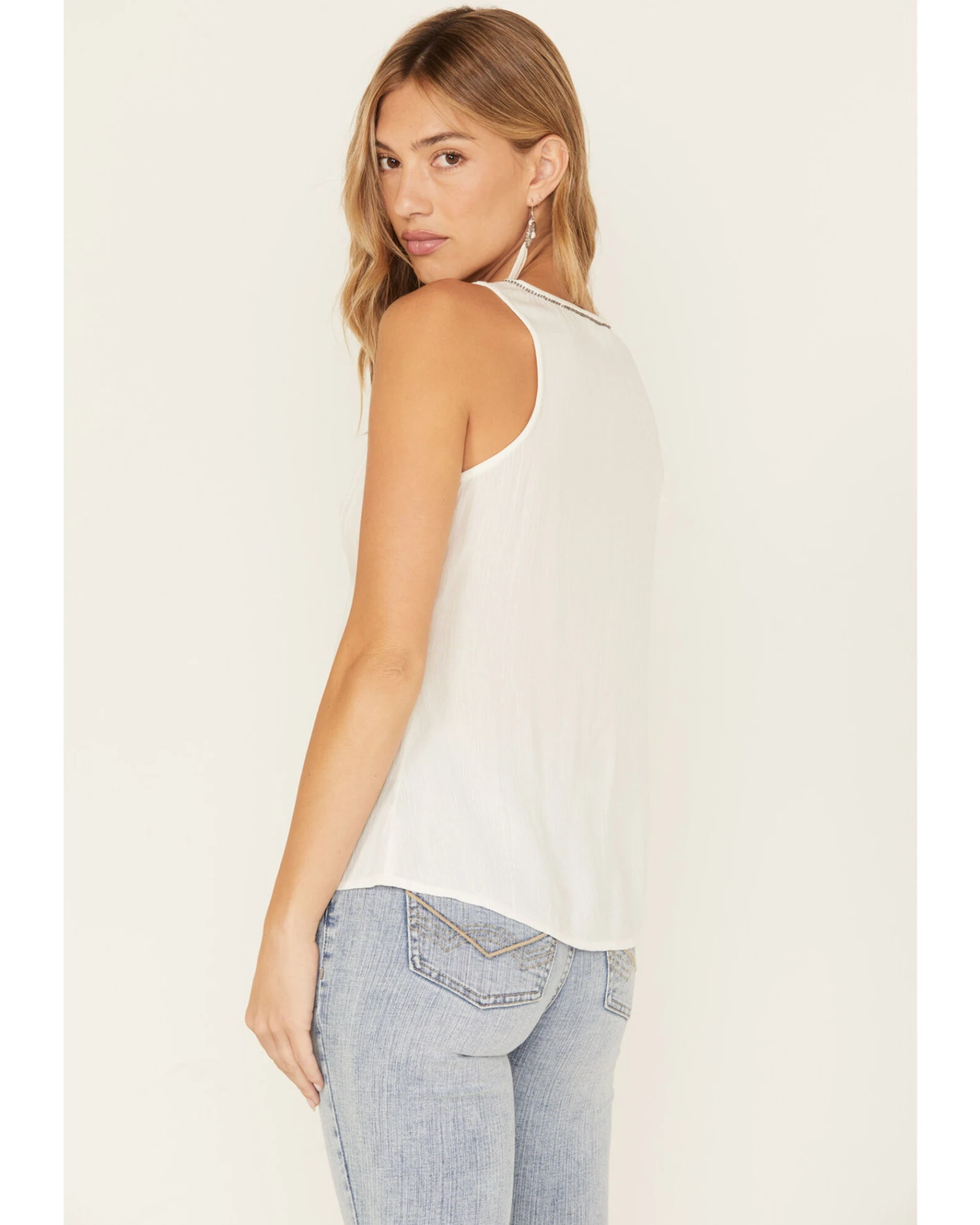 Idyllwind Women's Rowan Beaded Embellished Tank Top - Image 4