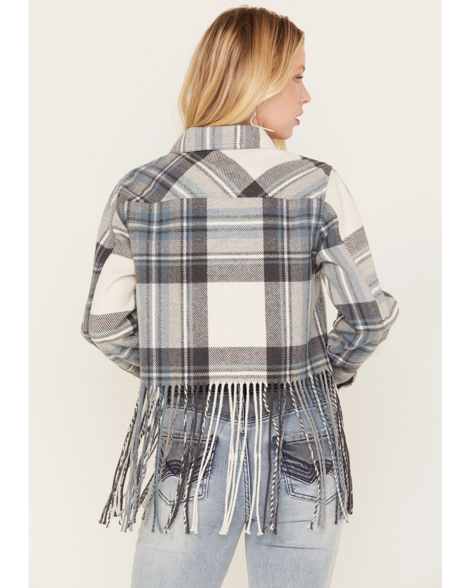 Idyllwind Women's Walker Cropped Fringe Jacket - Image 4