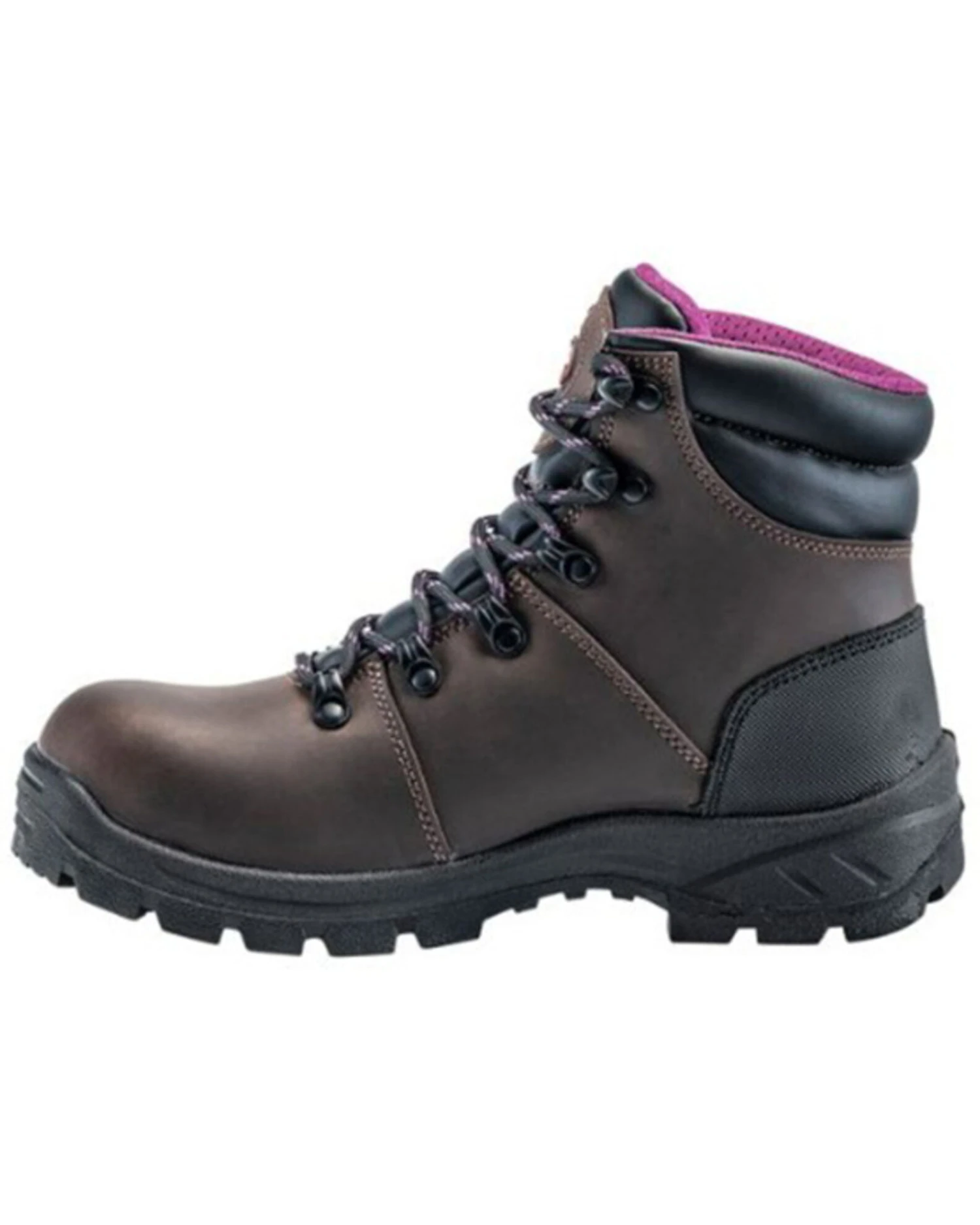 Avenger Women's Builder Mid 6" Lace-Up Waterproof Hiking Work Boot - Steel Toe - Image 3