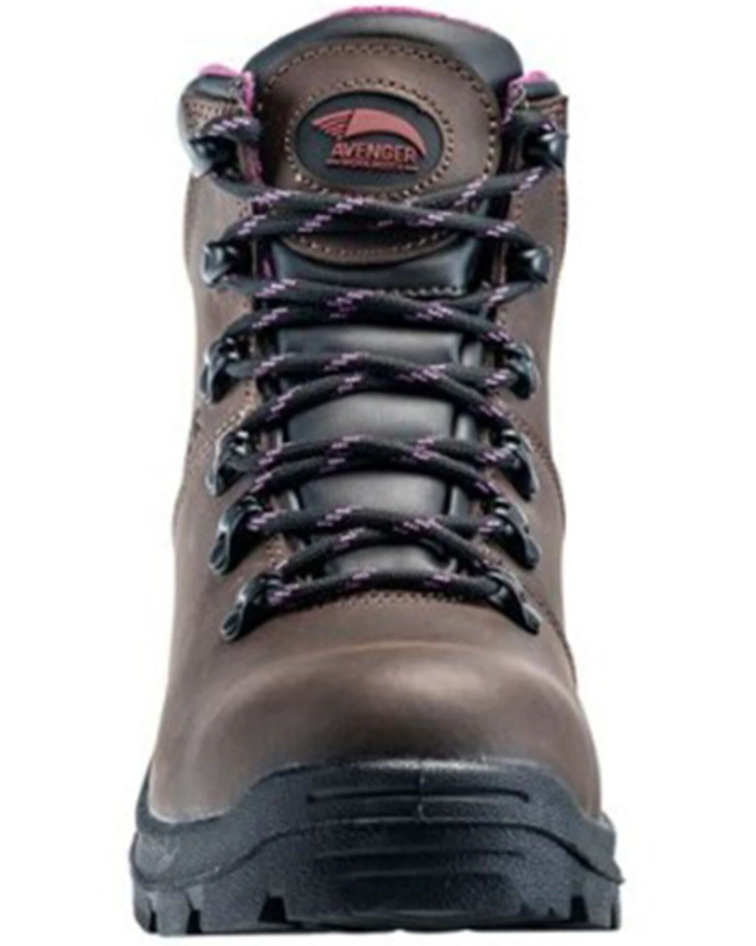 Avenger Women's Builder Mid 6" Lace-Up Waterproof Hiking Work Boot - Steel Toe - Image 4