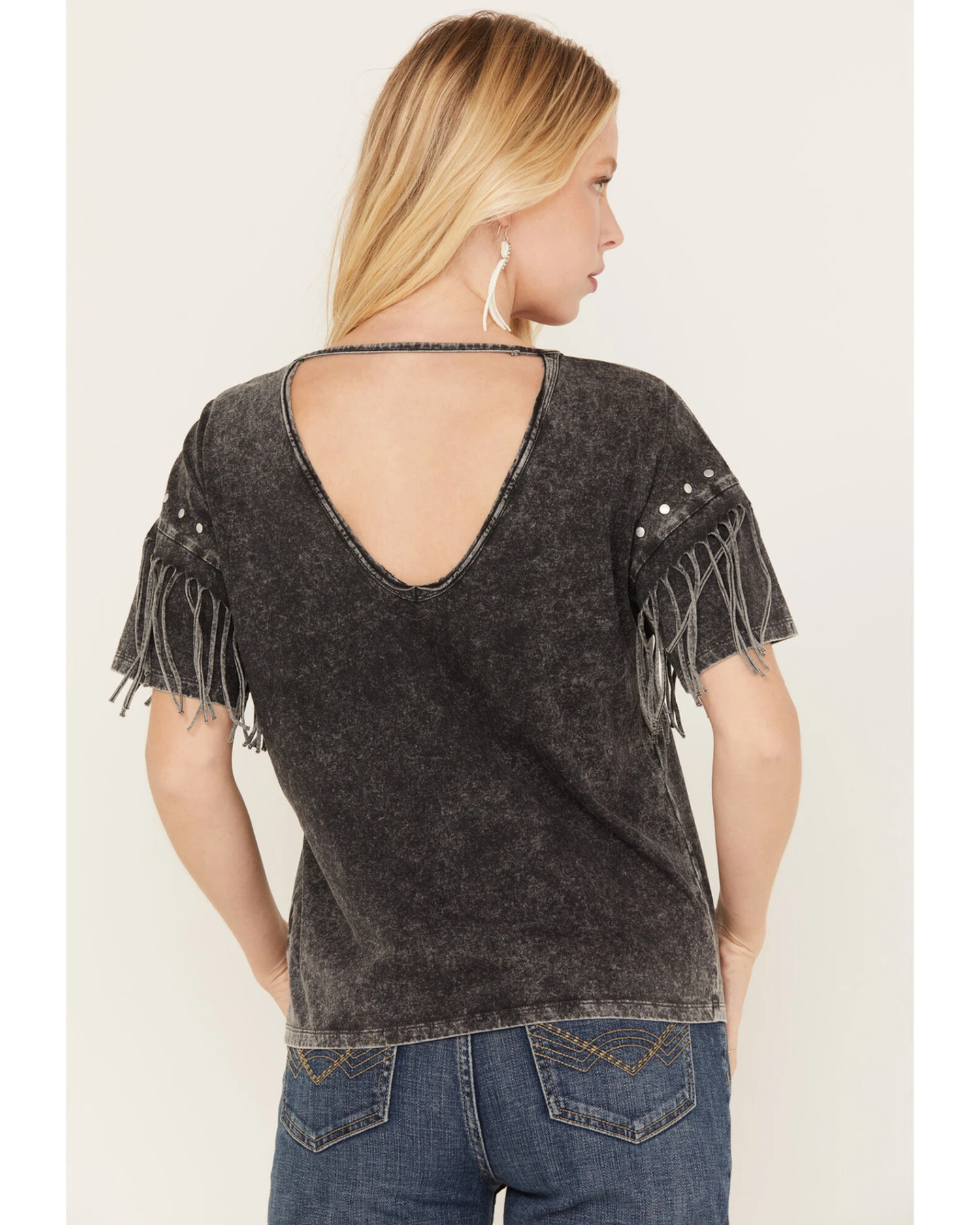 Idyllwind Women's Harlow Short Sleeve Open Back Tee - Image 4