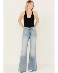 Wrangler Women's Honolua Wanderer 622 High Rise Flare Jeans
