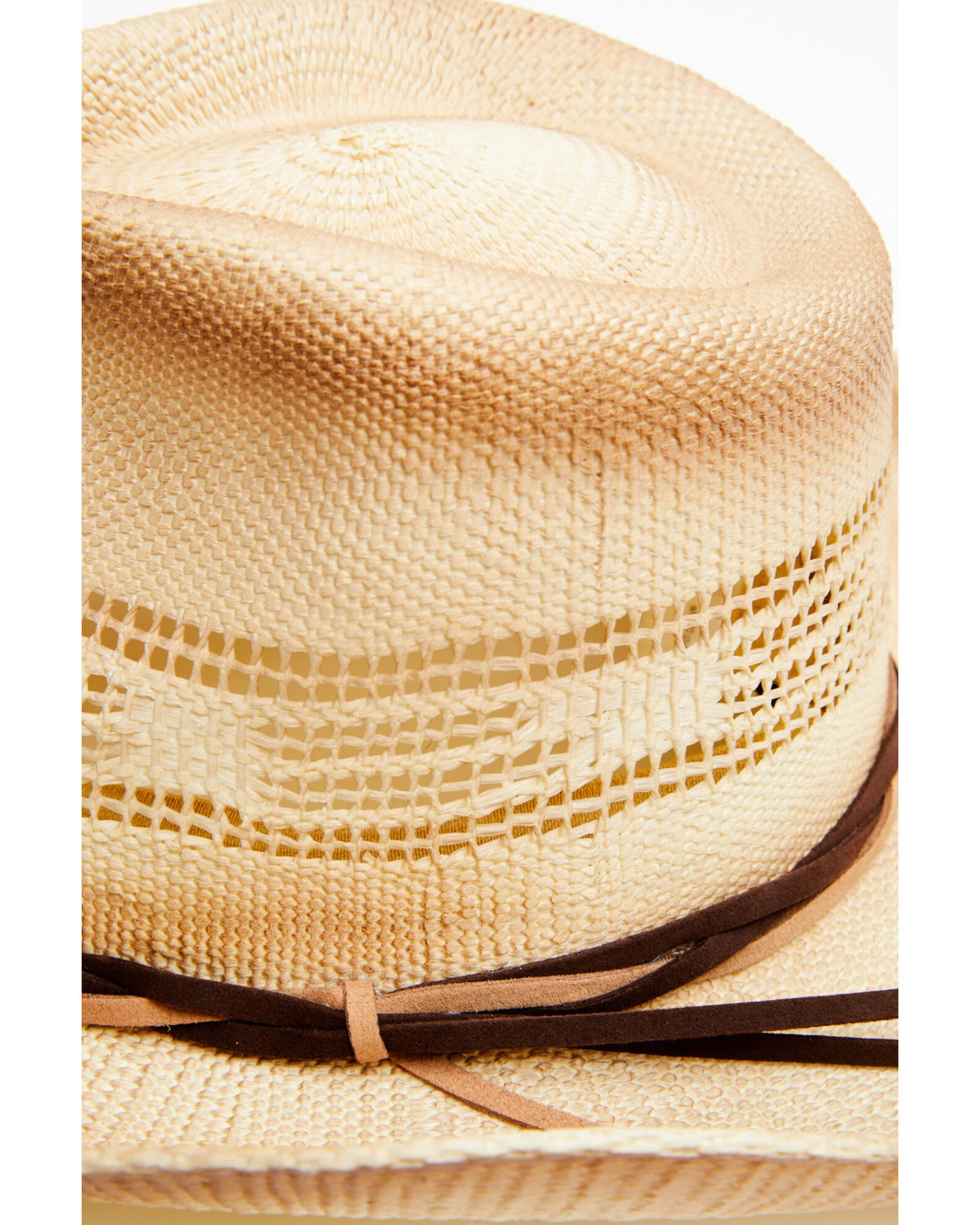 Shyanne Women's Natural Braided Band Straw Cowboy Hat - Image 2