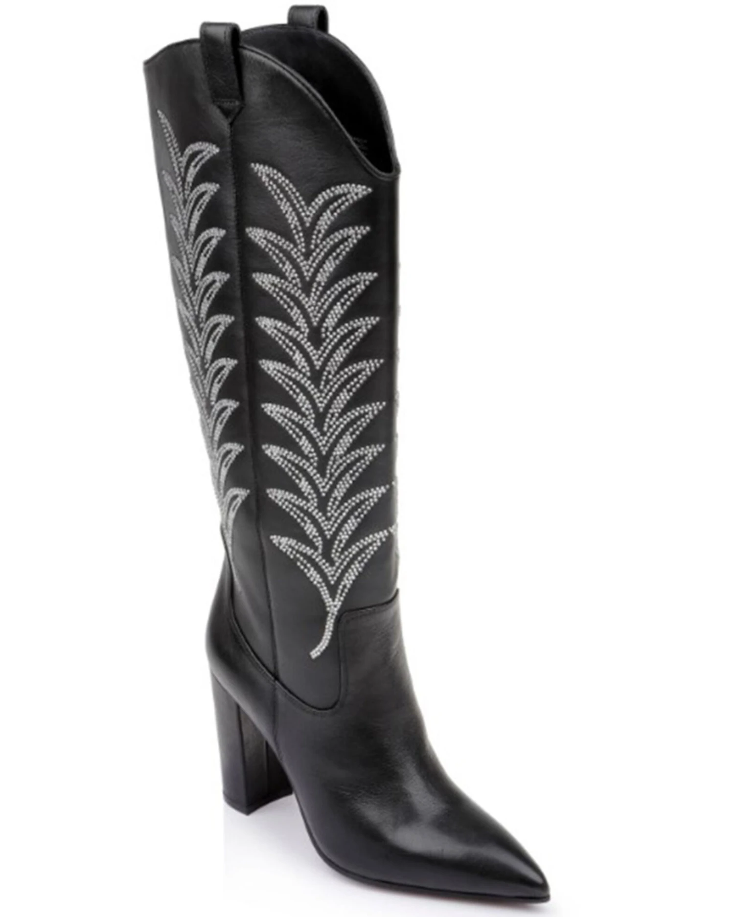 Daniel X Diamond Women's The Tall T Leather Western Boots - Pointed Toe