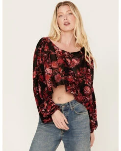 Free People Women's Up For Anything Western Shirt