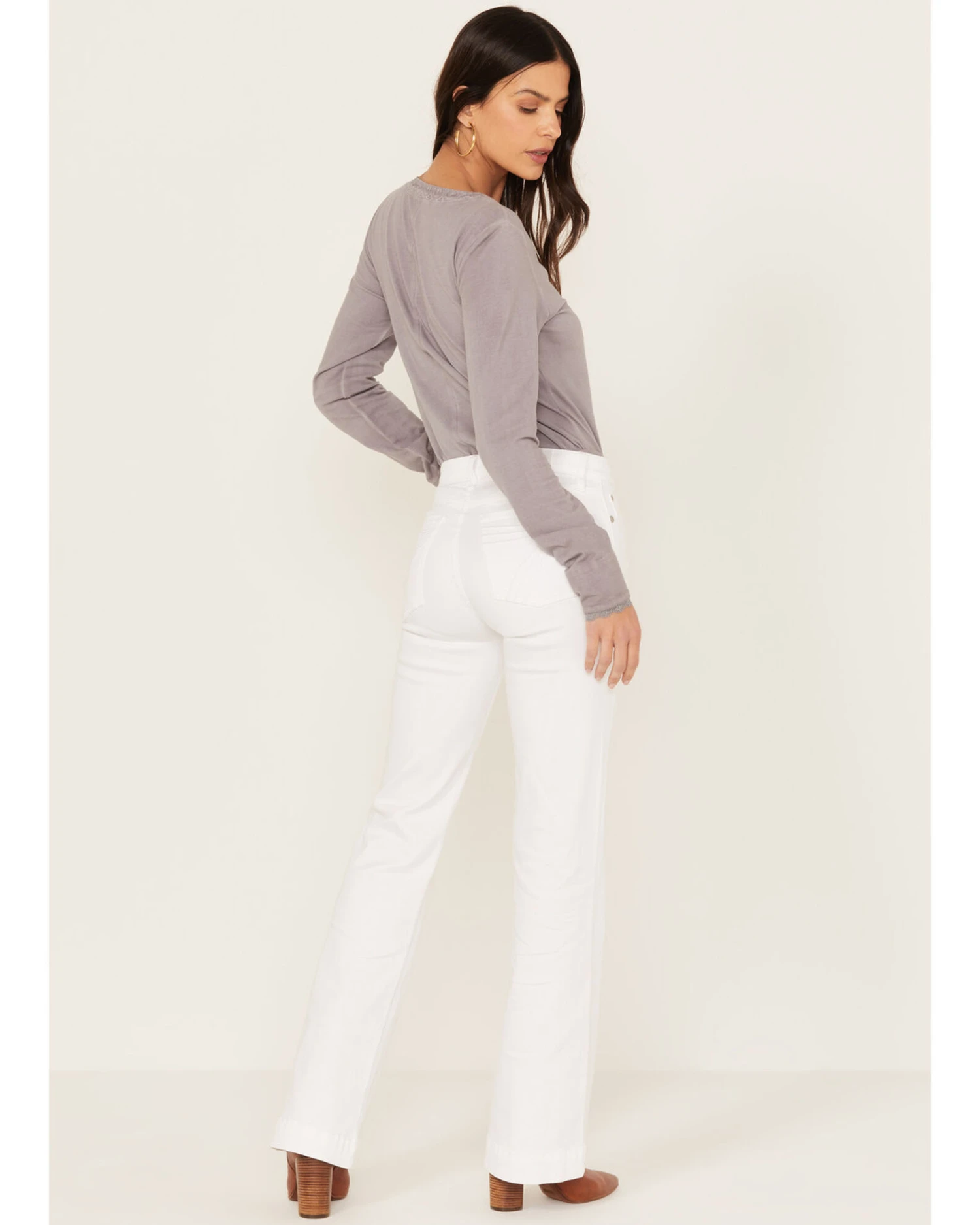 7 For All Mankind Women's Luxe High Rise Denim Jeans - Image 3